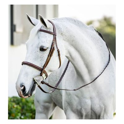 Horseware Pony Hunter Cavesson Bridle w/Reins - Brown