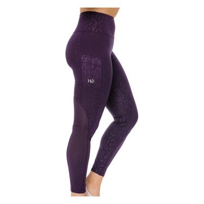 Horseware Women's Monogram Riding Tights - Purple