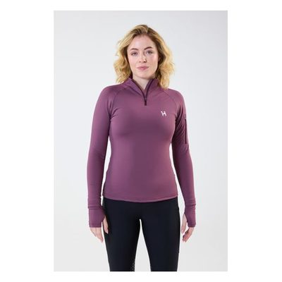 Horseware Women's Strive Winter 1/4 Zip Top - Celestial Purple