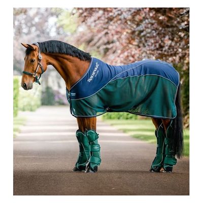 Horseware Signature Sport Cooler - Navy/Hunter Green