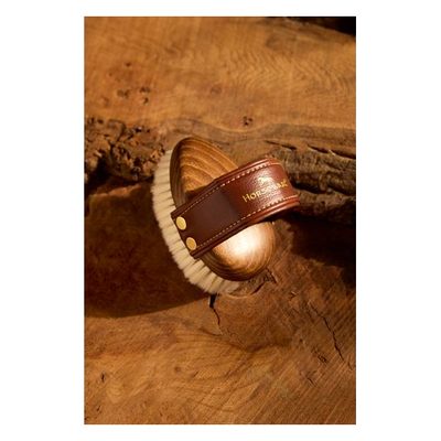 Horseware Signature Face Brush - Wood/Natural Fibres
