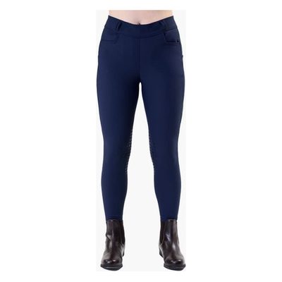 Horseware Women's Easefit Hybid Knee Grip Riding Tights - Navy