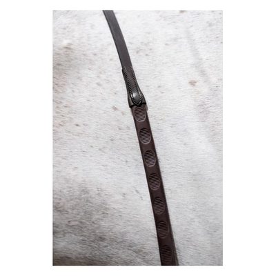 Horseware Thumb Grip Rubber Reins - Brown