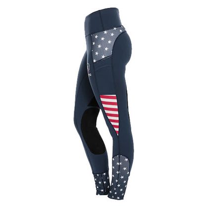 Horseware Women's USA Riding Tights - Navy