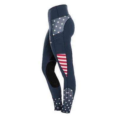 Horseware Women's USA Riding Tights - Navy