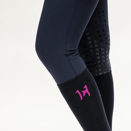 Horseware Newmarket Athletix Socks - Pink Stripe