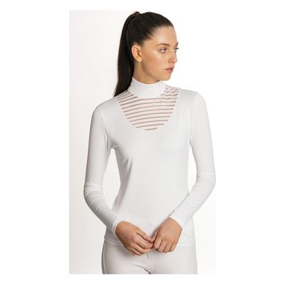 Horseware Women's Lisa Technical Long Sleeve Competition Shirt - White