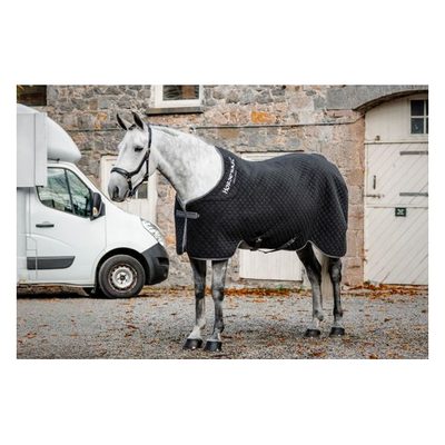 Horseware Autumn Cooler - Black/Thunderstorm Grey/Silver