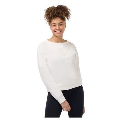 Kerrits Women's Cozy Crest Plush Fleece Sweatshirt - Soft White