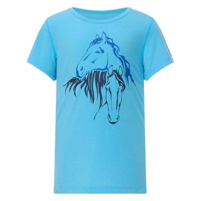 Kerrits Kids' Equine Embrace Tee - Oasis Blue