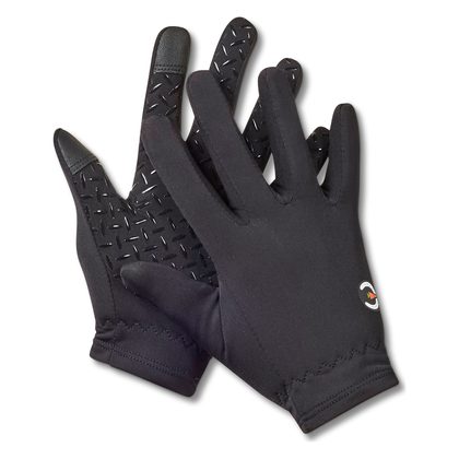 Kerrits Kids' Thermo Tech Printed Gloves - Black Solid