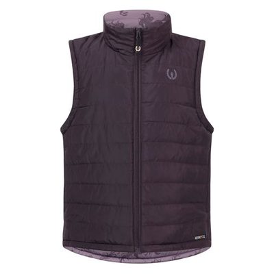 Kerrits Kids' Pony Parade Reversible Quilted Vest - Elderberry/Thistle Horse