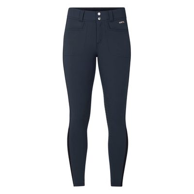 Kerrits Women's 3-Season Tailored Knee Patch Breeches - Galaxy Blue