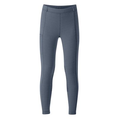 Kerrits Kids' Power Stretch Knee Patch Pocket Tight - Dusty Blue