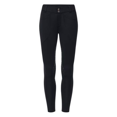 Kerrits Kids' Free Motion Coolcore Knee Patch Breeches - Black