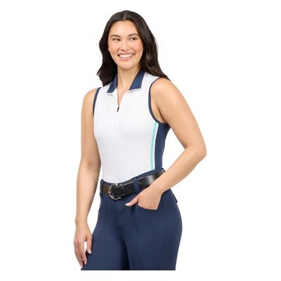 Kerrits Women's Agility Solid Coolcore Sleeveless Shirt - White