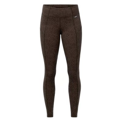 Kerrits Women's Printed Pocket Sport Activewear Tights - Mocha