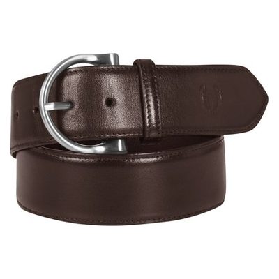Kerrits Simple D Leather Belt - Dark Bay