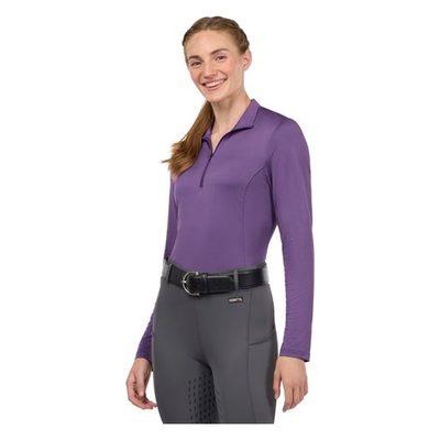 Kerrits Women's Ice Fil Lite Long Sleeve Shirt Solid - Purple