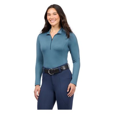 Kerrits Women's Serenity Solid Coolcore Long Sleeve Shirt - Jasper