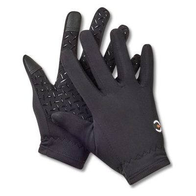 Kerrits Kids' Thermo Tech Printed Gloves - Black Solid