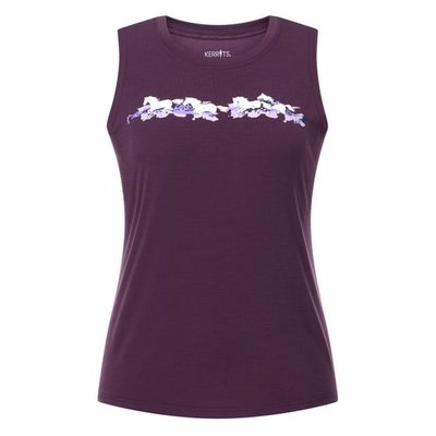 Kerrits Women's Horse Mirage Tank - Velvet Plum