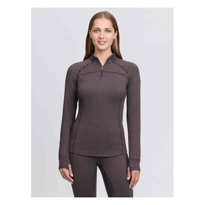 LeMieux Women's Heritage Herringbone Base Layer - Cocoa