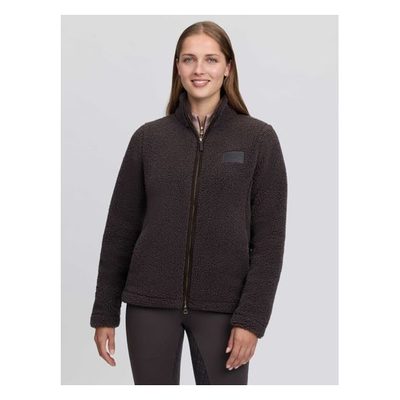LeMieux Women's Heritage Borg Zip Through Jacket - Cocoa