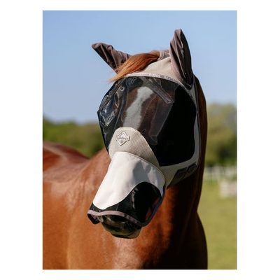 LeMieux Kudos AeroGuard Full Fly Mask - Pecan