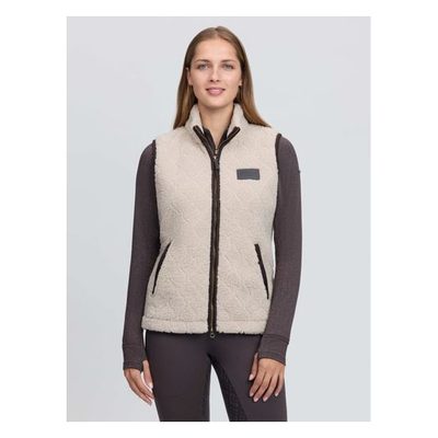 LeMieux Women's Heritage Borg Gilet - Stone