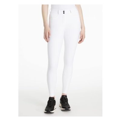 LeMieux Women's Isabelle Knee Grip Breeches - White