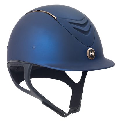 One K MIPS CCS Helmet - Navy Matte/Rose Gold