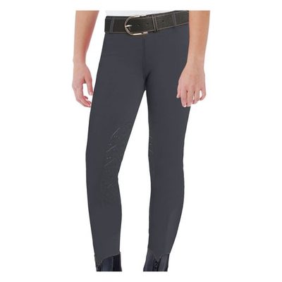 Ovation Kids' Aerowick GripTec Knee Patch Tight - Charcoal