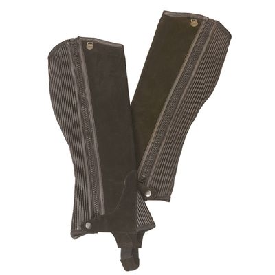 Ovation Kids' Suede Half Chaps - Black