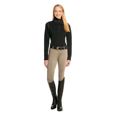 Ovation Women's Equinox GripTec Knee Patch Tight - Neutral Beige