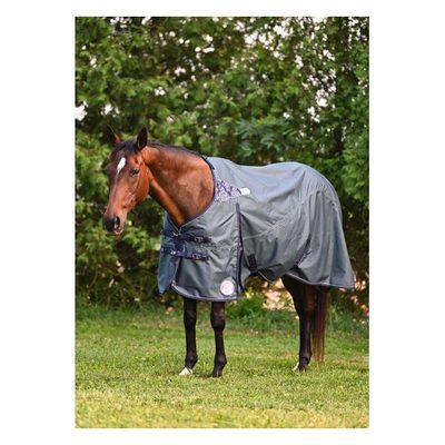 Ovation Contour Turnout Blanket 200g - Smoke Blue