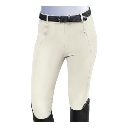 Ovation Women's Altitude Kool-X Knee Patch Breeches - Neutral Beige