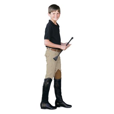 Ovation Kids' Boys 4-Pocket Classic Breech - Classic Show Tan