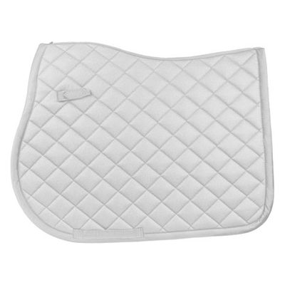 Ovation Sparkle AP Saddle Pad - White/Silver
