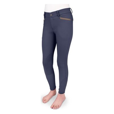 Ovation Kids' Dynamic Knee Patch Breeches - Navy