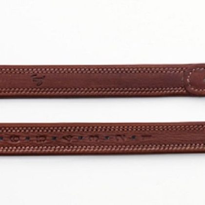Pessoa Covered Leather Clasp End Leathers - Oakbark