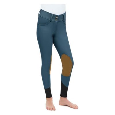 RJ Classics Kids' Olivia Jr Knee Patch Breeches - Marine Blue