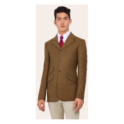 RJ Classics Men's Charlie Tweed Hunt Coat - Nutmeg Plaid