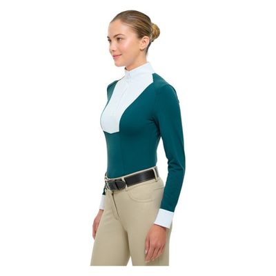 RJ Classics Women's Evie Winter Show Shirt - Reflecting Pond/Horseshoe