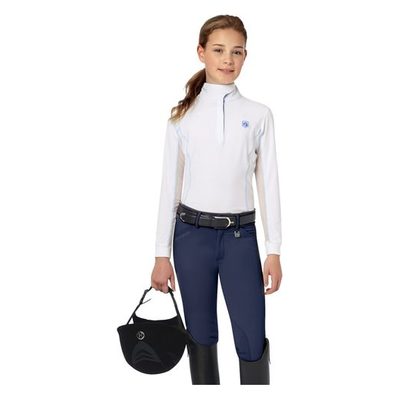 Romfh Kids' Sarafina Knee Patch Breech - Navy