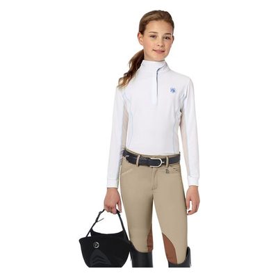 Romfh Kids' Sarafina Knee Patch Breech - Show Tan