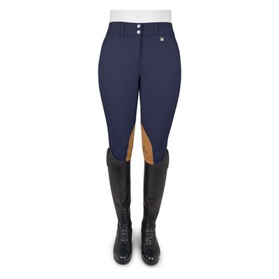 Romfh Women's Willow Knee Patch Euroseat Breeches - Navy
