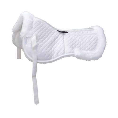 Shires ARMA Corrective Lined Half Pad in white