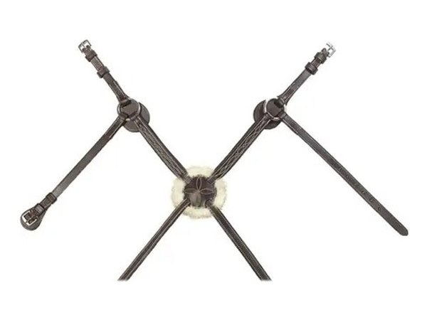 Shires Avignon Figure Eight Noseband - Havana