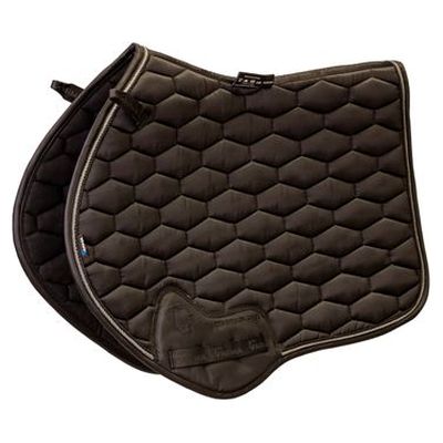 Shires ARMA Satin Jump Saddle Pad - Black